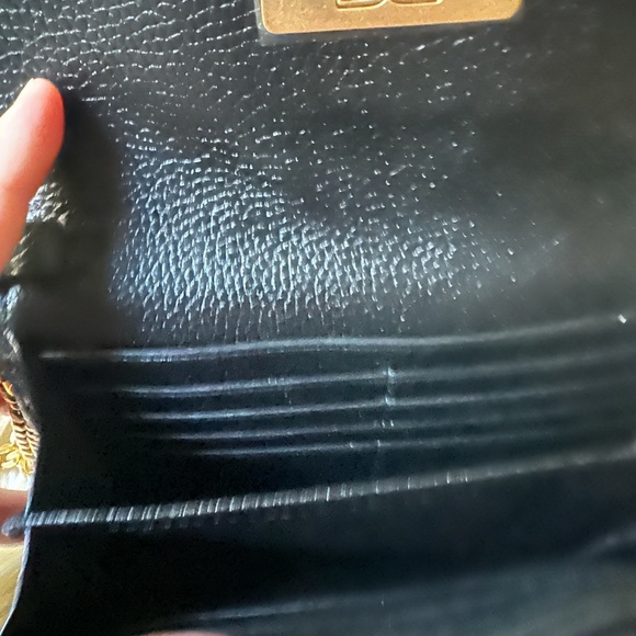 Tory Burch Britten purse bag chain wallet black leather new with tags! - Picture 6 of 14